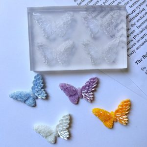 قالب پروانه نیمه گل