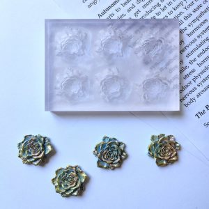 قالب گل رز 6تایی